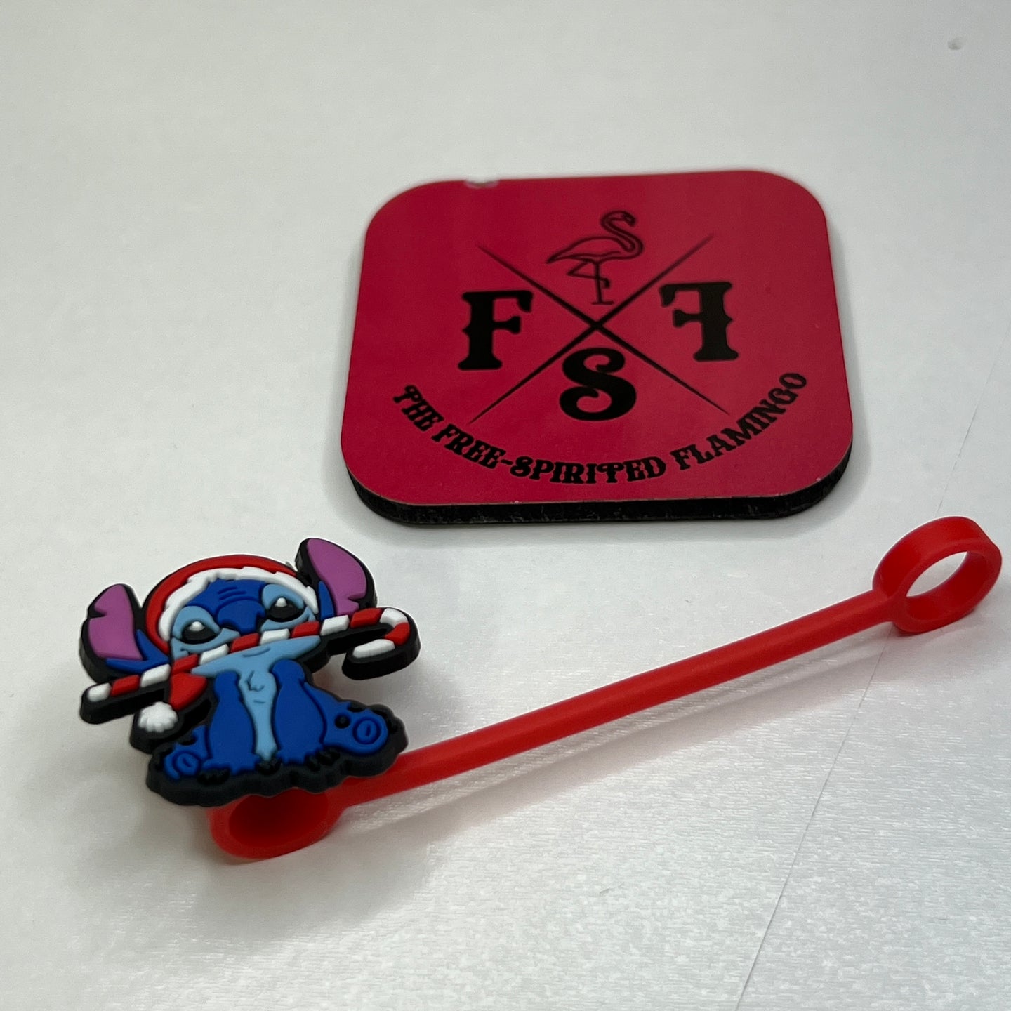 Christmas Alien Straw Topper